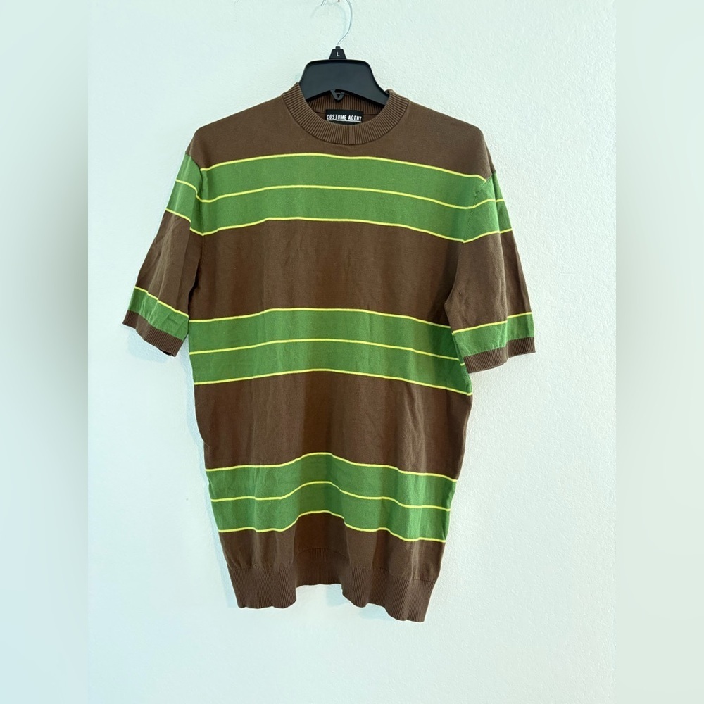 Teen Spirit Kurt Cobain Striped Shortsleeve Sweater - Picture 7 of 7